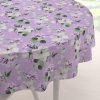Biante Dekoračný okrúhly obrus PML-044 Kvety magnólie na fialovom Ø 100 cm Biante Dekoračný okrúhly obrus PML-044 Kvety magnólie na fialovom Ø 100 cm