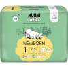 Muumi Baby Moomin Baby 1 Newborn 2–5 kg (25 ks), eko plienky Muumi Baby Moomin Baby 1 Newborn 2–5 kg (25 ks), eko plienky