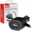 Rýchla autonabíjačka 3.0 s 30W C navíjacím káblom PD20W AMiO-04176 Rýchla autonabíjačka 3.0 s 30W C navíjacím káblom PD20W AMiO-04176