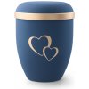 Ekologická urna Srdce - Modrá/Zlatá Ekologická urna Srdce - Modrá/Zlatá