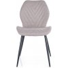 Jedálenská stolička MIKE NEA, čierny mat-sivá 07 Jedálenská stolička MIKE NEA, čierny mat-sivá 07