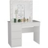 Toaletný stolík Marina + MIJAS ľavý Biela Toaletný stolík Marina + MIJAS ľavý Biela