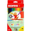 Pastelky KORES JUMBO KOLORES 12 farieb (93512) Pastelky KORES JUMBO KOLORES 12 farieb (93512)