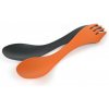 Light My Fire Spork BIO medium 2-pack - oranžová a čierna Light My Fire Spork BIO medium 2-pack - oranžová a čierna