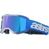 Okuliare ALPINESTARS Vision 5 Blaze (modrá, zrkadlové modré plexi) Okuliare ALPINESTARS Vision 5 Blaze (modrá, zrkadlové modré plexi)