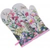 Bellatex Grilovacia rukavica Lúčne kvietky režná 22 x 46 cm Bellatex Grilovacia rukavica Lúčne kvietky režná 22 x 46 cm