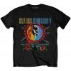 Guns N' Roses Tričko Use Your Illusion Circle Splat Unisex Black L Guns N' Roses Tričko Use Your Illusion Circle Splat Unisex Black L