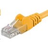 PremiumCord sputp005Y patch UTP, RJ45-RJ45, level 5e, 0,5m, žlutý PremiumCord sputp005Y patch UTP, RJ45-RJ45, level 5e, 0,5m, žlutý
