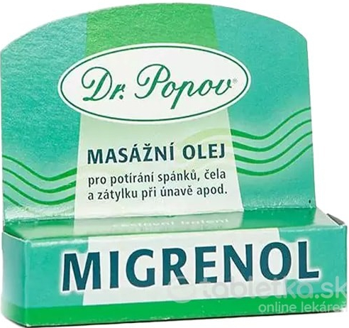 Dr. Popov Migrenol masážny olej roll-on 6 ml