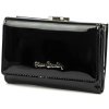Pierre Cardin 07 SHINY 117 čierna dámska vláknová koženo-kožená peňaženka 12,5 x 9 cm Pierre Cardin 07 SHINY 117 čierna dámska vláknová koženo-kožená peňaženka 12,5 x 9 cm