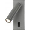 Italux WL-46376-1-GR LED bodové nástenné svietidlo Nova | 3W LED | 153lm | 3000K Italux WL-46376-1-GR LED bodové nástenné svietidlo Nova | 3W LED | 153lm | 3000K