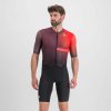 Cyklistická kombinéza pánska Sportful Bomber čierna/červená XL Cyklistická kombinéza pánska Sportful Bomber čierna/červená XL
