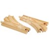 Brio Curved Switching Tracks 2 oblé výhybky pre rovnobežné koľaje