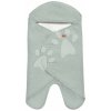 Zavinovačka Babynomade® Double Fleece Beaba Sage Green White dvojvrstvová extra teplá zelená od 0-6 mes Zavinovačka Babynomade® Double Fleece Beaba Sage Green White dvojvrstvová extra teplá zelená od 0-6 mes