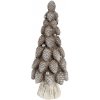 Clayre & Eef Hnedá dekorácia vianočný stromček so šiškami Christmas Tree - Ø 7*19 cm - Clayre & Eef Clayre & Eef Hnedá dekorácia vianočný stromček so šiškami Christmas Tree - Ø 7*19 cm - Clayre & Eef