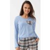 Luna dámské bavlnené 322 Z25/26 modrá