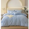 Didatex SVETLOMODRÉ bavlnené obliečky DeLuxe Rozmer obliečok: 140x200 cm, Obsah balenia: Set Balenie Didatex SVETLOMODRÉ bavlnené obliečky DeLuxe Rozmer obliečok: 140x200 cm, Obsah balenia: Set Balenie
