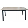 Domov Združenie LEO 155x80P GR/KRONBERG - Stôl 155 x 80 cm, plát lamino 18 mm, podnož grafit + plát kronberg Domov Združenie LEO 155x80P GR/KRONBERG - Stôl 155 x 80 cm, plát lamino 18 mm, podnož grafit + plát kronberg