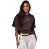 Nebbia Oversized tričko RESET 491 hnědé - M Nebbia Oversized tričko RESET 491 hnědé - M