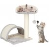 Škrabadlo pre mačky - Veža s tunelom 2 poschodia 47 cm SPRINGOS PA1034 Škrabadlo pre mačky - Veža s tunelom 2 poschodia 47 cm SPRINGOS PA1034