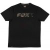 Fox Logo T-shirt Čierne Camo Tričko S Fox Logo T-shirt Čierne Camo Tričko S