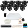 DAHUA zostavy DAHUA IP monitorovacia súprava 8 4Mpx kopulových kamier DAHUA zostavy DAHUA IP monitorovacia súprava 8 4Mpx kopulových kamier