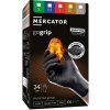 Jednorázové nitrilové rukavice 100ks MERCATOR® GoGrip BLACK OBO nepúdrované Jednorázové nitrilové rukavice 100ks MERCATOR® GoGrip BLACK OBO nepúdrované