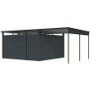 KARIBU OSTEN 4 plechový domček (12527) 594 x 343 cm, antracit LG4482 KARIBU OSTEN 4 plechový domček (12527) 594 x 343 cm, antracit LG4482