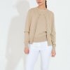Dámsky sveter Abacus Lds Niblick cardigan lt.sand S Dámsky sveter Abacus Lds Niblick cardigan lt.sand S