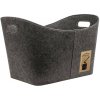 KesTek Plstený kôš na drevo Nepal, antracitový KesTek Plstený kôš na drevo Nepal, antracitový