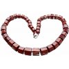 Nefertitis Jaspis červený náhrdelník z brúsených korálikov NF50637 - délka cca 48 cm Nefertitis Jaspis červený náhrdelník z brúsených korálikov NF50637 - délka cca 48 cm