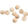 ČistéDrevo Drevené navliekacie koráliky 1,6 cm - 10 ks ČistéDrevo Drevené navliekacie koráliky 1,6 cm - 10 ks