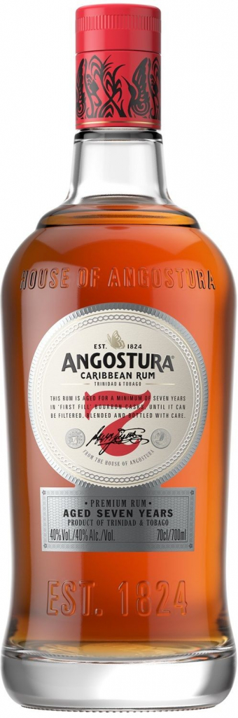 Angostura 7y rum 40% 0,7 l (čistá fľaša)