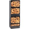 CookKing Vento oceľový stojan na palivové drevo 40x30x120 cm, čierny CK3030, NOVINKA CookKing Vento oceľový stojan na palivové drevo 40x30x120 cm, čierny CK3030, NOVINKA