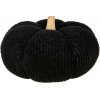 Clayre & Eef Čierna textilná dekorácia tekvice Pumpkin XXL - Ø 25*16 cm - Clayre & Eef Clayre & Eef Čierna textilná dekorácia tekvice Pumpkin XXL - Ø 25*16 cm - Clayre & Eef