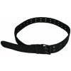 Opasok popruhový dvojradé zapínanie OLIVA čierny opasok šírky s kovovou prackou