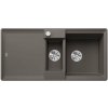 Blanco Adira Silgranitový drez, 99x49 cm, s ovládaním odtoku a príslušenstvom, InFino, sivá vulkán 527612 Blanco Adira Silgranitový drez, 99x49 cm, s ovládaním odtoku a príslušenstvom, InFino, sivá vulkán 527612