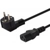 SAVIO CL-146 SCHUKO IEC C13, 3 M Black Černá