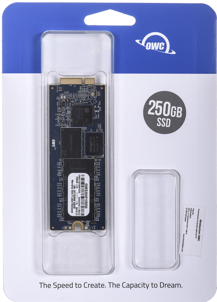 OWC Aura Pro 250GB, OWCS3DAP12R250