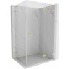 Mexen Lunar L sprchová kabína otočná pravá 75 x 80 cm, transparentná, zlatá brúsená - 834L-075-080-55-00-P Mexen Lunar L sprchová kabína otočná pravá 75 x 80 cm, transparentná, zlatá brúsená - 834L-075-080-55-00-P