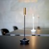 Sigor Nabíjateľná stolná lampa Nucandle LED, čierna/medená, IP54, stmievateľná - 4564101 Sigor Nabíjateľná stolná lampa Nucandle LED, čierna/medená, IP54, stmievateľná - 4564101
