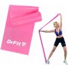 Rehabilitačná cvičebná guma/pás ružová, odpor 5,4 kg, 2 m DrFit - SILNÁ Rehabilitačná cvičebná guma/pás ružová, odpor 5,4 kg, 2 m DrFit - SILNÁ
