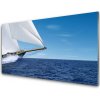 Sklenený obklad Do kuchyne Loďka more príroda 100x50 cm Sklenený obklad Do kuchyne Loďka more príroda 100x50 cm