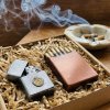 Čokoládový zapalovač a cigarety Čokoládový zapalovač a cigarety