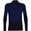Pánske tričko Icebreaker Merino 200 Oasis Sonebula LS High Neck Mid Navy/Royal Navy/Snow/Cb XXL Pánske tričko Icebreaker Merino 200 Oasis Sonebula LS High Neck Mid Navy/Royal Navy/Snow/Cb XXL