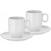 WMF Šálka na café creme s podšálkou BARISTA biela 4 x 170 ml WMF Šálka na café creme s podšálkou BARISTA biela 4 x 170 ml