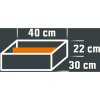 Eurobox-System Dělicí příčka systému Eurobox, bílá, 26 cm x 16 cm Eurobox-System Dělicí příčka systému Eurobox, bílá, 26 cm x 16 cm