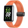 eses Silikónový remienok s magnetickou sponou pre Samsung Galaxy Fit 3 - Oranžový eses Silikónový remienok s magnetickou sponou pre Samsung Galaxy Fit 3 - Oranžový