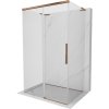Mexen Rox-3S L trojstranná posuvná sprchová kabína 95 x 70 cm, transparentná, ružové zlato - 8C2L-095-070-60-00-3S Mexen Rox-3S L trojstranná posuvná sprchová kabína 95 x 70 cm, transparentná, ružové zlato - 8C2L-095-070-60-00-3S