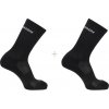 Ponožky Salomon EVASION CREW 2-PACK BLACK/BLACK Ponožky Salomon EVASION CREW 2-PACK BLACK/BLACK